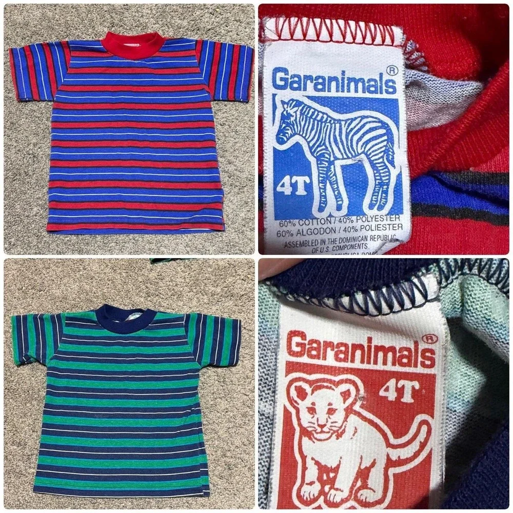 Vintage 90s Boys 4T Clothing Lot Mickey Mouse Garanimals Healthtex 9 Pc
